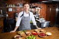 Chef Preparing Spicy Dish