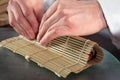 Chef Preparing Sushi-7 Royalty Free Stock Photo