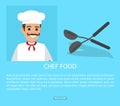 Chef Profession Fat Vector Web Banner