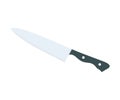Chef\'s kitchen knife, steel kitchen knives logo design. Kitchen knive Utensil for cooking. vector design and illustration.