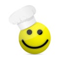 Chef smiling. Illustration design