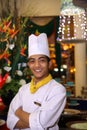 Chef smiling at work