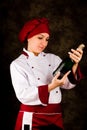 Chef Somelier - Christmas Royalty Free Stock Photo