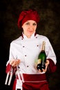 Chef Somelier - Christmas Royalty Free Stock Photo