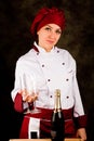 Chef Somelier - Christmas Royalty Free Stock Photo