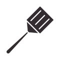 chef, spatula kitchen utensil silhouette style icon