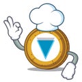 Chef Verge coin character cartoon