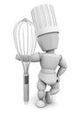 Chef with whisk