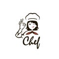 Chef woman design