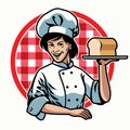 Chef woman design