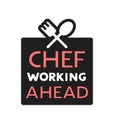 Chef work symbol Royalty Free Stock Photo