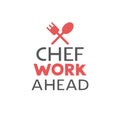 Chef work symbol Royalty Free Stock Photo