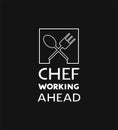 Chef work symbol Royalty Free Stock Photo