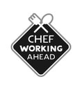 Chef work symbol Royalty Free Stock Photo