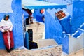 Chefchaouen Blue Medina, Morocco Royalty Free Stock Photo
