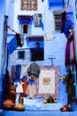 Chefchaouen Blue Medina, Morocco Royalty Free Stock Photo