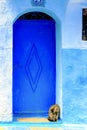 Chefchaouen, a city with blue painted houses. A city with narrow, beautiful, blue streets Royalty Free Stock Photo