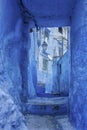 The beautiful blue medina of Chefchaouen, the pearl of Morocco Royalty Free Stock Photo