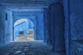 The beautiful blue medina of Chefchaouen, the pearl of Morocco Royalty Free Stock Photo