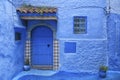 The beautiful blue medina of Chefchaouen, the pearl of Morocco Royalty Free Stock Photo