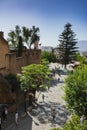 Kasbah and Outa el Hamam square in Chefchaouen medina Royalty Free Stock Photo