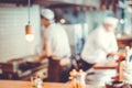 Chefs cooking in the kitchen Royalty Free Stock Photo