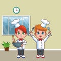 Chefs kids cartoon