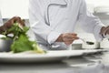 Chefs Preparing Salad