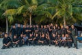 Chefs team members of the luxury tropical resort