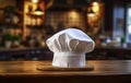 Chefs touch white cook hat adds style to the kitchen