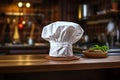 Chefs touch white cook hat adds style to the kitchen