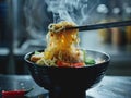 Chefs transform prepackaged noodles into gourmet meals, infusing elegance into fast-food simplicity