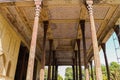 Chehel Sotun Palace Pillars and roofs, Isfahan, Iran