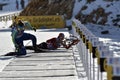 Cheile Gradistei, Roamania - January 30: Unknown competitor in IBU Youth&Junior World Championships Biathlon