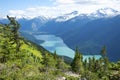 Chekamus Lake in a summer