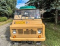 Chelm, Poland, July 20, 2023: Vintage FSC Zuk van standing by the road in Chelm. In the years 1959 to 1998, 587,818 such cars were