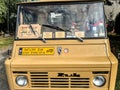 Chelm, Poland, July 20, 2023: Vintage FSC Zuk van standing by the road in Chelm. In the years 1959 to 1998, 587,818 such cars were