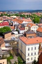 Chelmno city of Poland aerial view Royalty Free Stock Photo