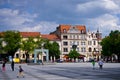 Chelmno Poland - city centre square Royalty Free Stock Photo