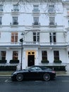 Chelsea district in London with luxury houses and cars and famous residents living here Royalty Free Stock Photo