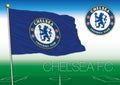 Chelsea Football Club flag and symbol