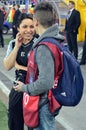 Chelsea's doctor Eva Carneiro Royalty Free Stock Photo