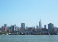 Chelsey Piers and Midtown Manhattan Panorama Royalty Free Stock Photo