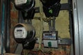 `Chelyabinsk, Chelyabinsk region / Russia-01. 24. 2020: Electric meters in the house`.