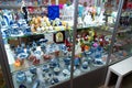 Chelyabinsk Region, Russia - March 2019: Local souvenir shop selling various goods. Ceramics, faience