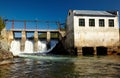 Chemal hydroelectric power plant Royalty Free Stock Photo