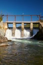 Chemal hydroelectric power plant Royalty Free Stock Photo