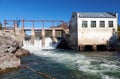 Chemal hydroelectric power plant Royalty Free Stock Photo