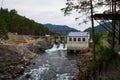 chemal hydroelectric power station in Altai.