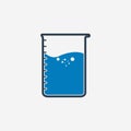 Chemical Beaker Icon. Royalty Free Stock Photo